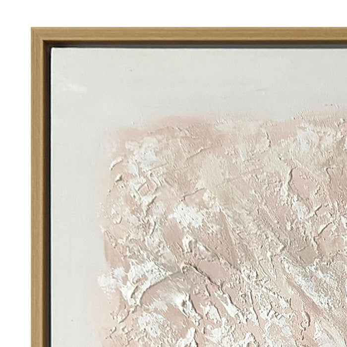 White Linen Enhanced Canvas Print