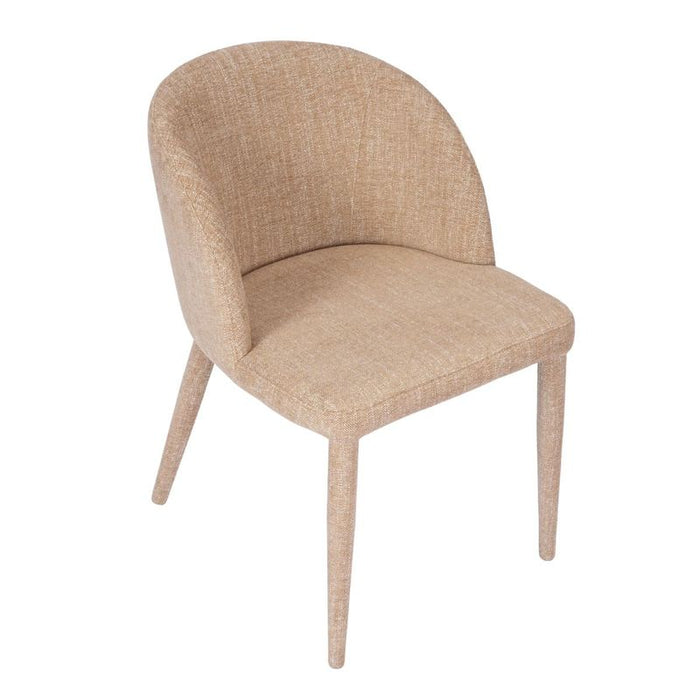 Paltrow Dining Chair - Cinnamon, Fabric Metal