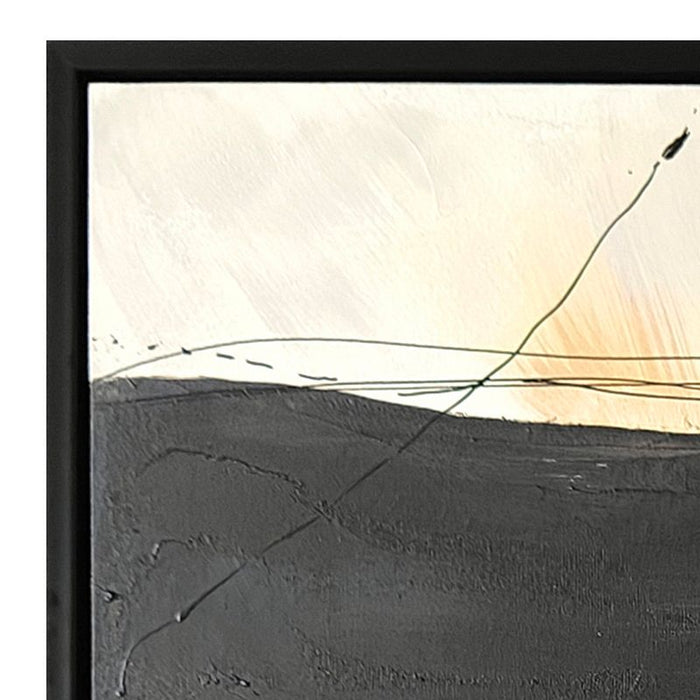 Entwined Series II Canvas Painting - Black