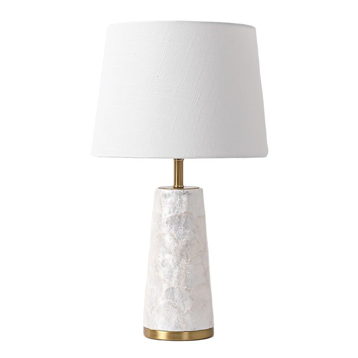 Isabela Table Lamp - Fabric Metal, 52.5cm H