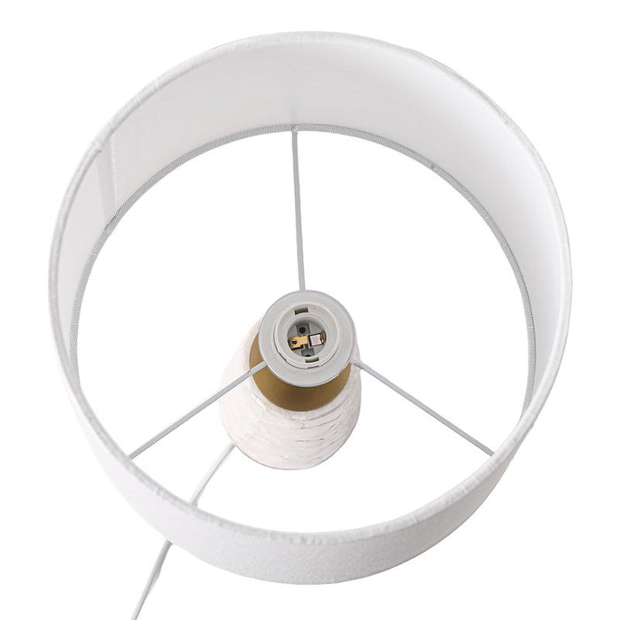 Isabela Table Lamp - Fabric Metal, 52.5cm H