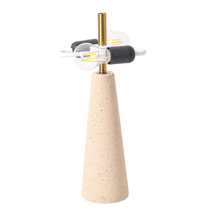 Rochelle Travertine Table Lamp - 44cm H