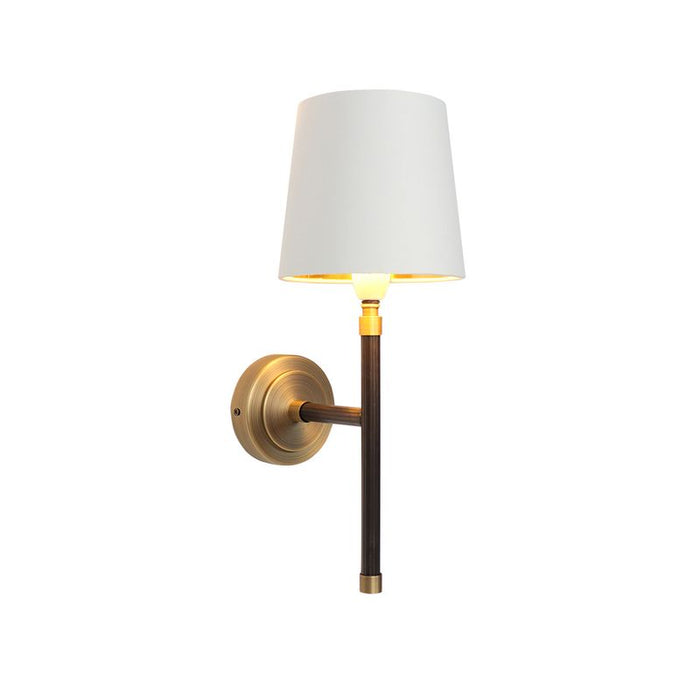 Asher Wall Sconce - Fabric Wood