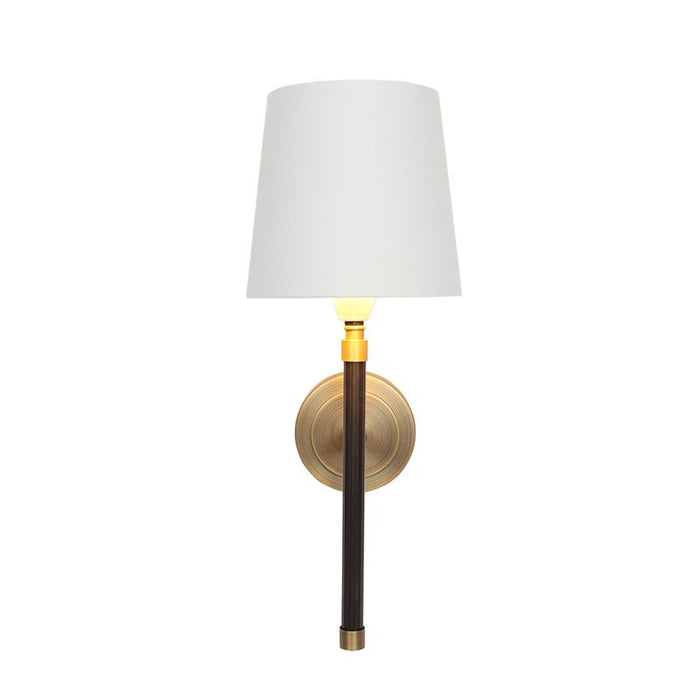 Asher Wall Sconce - Fabric Wood
