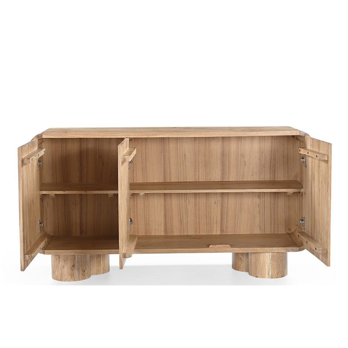 Aya Buffet - Natural, Wood, 151cm