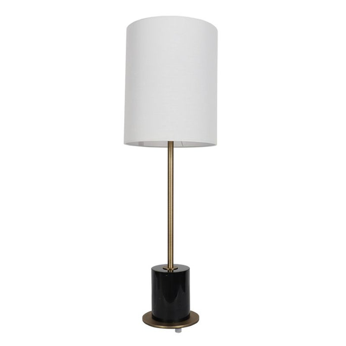 Cole Marble Table Lamp - Gold, 78cm H
