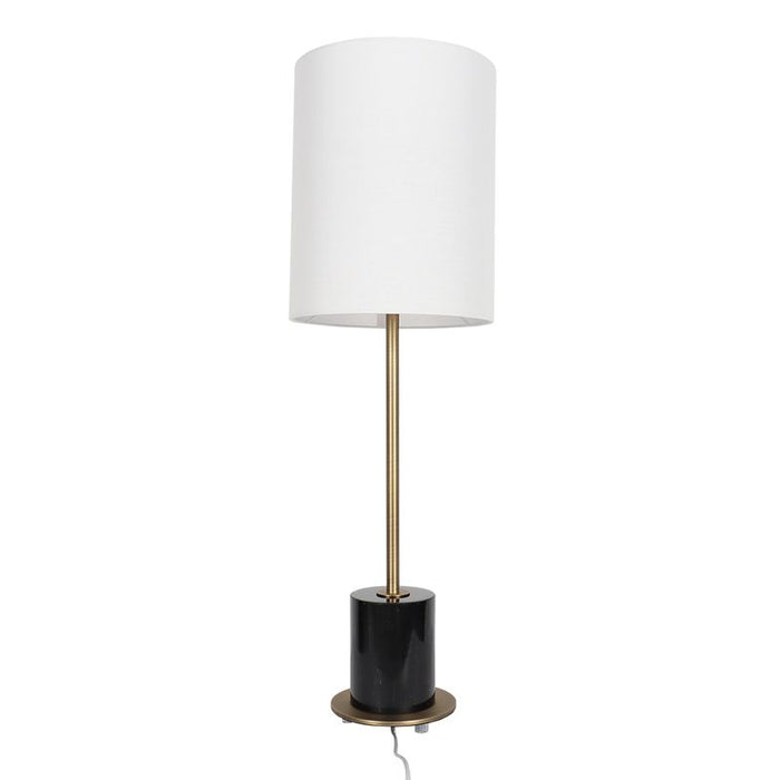 Cole Marble Table Lamp - Gold, 78cm H