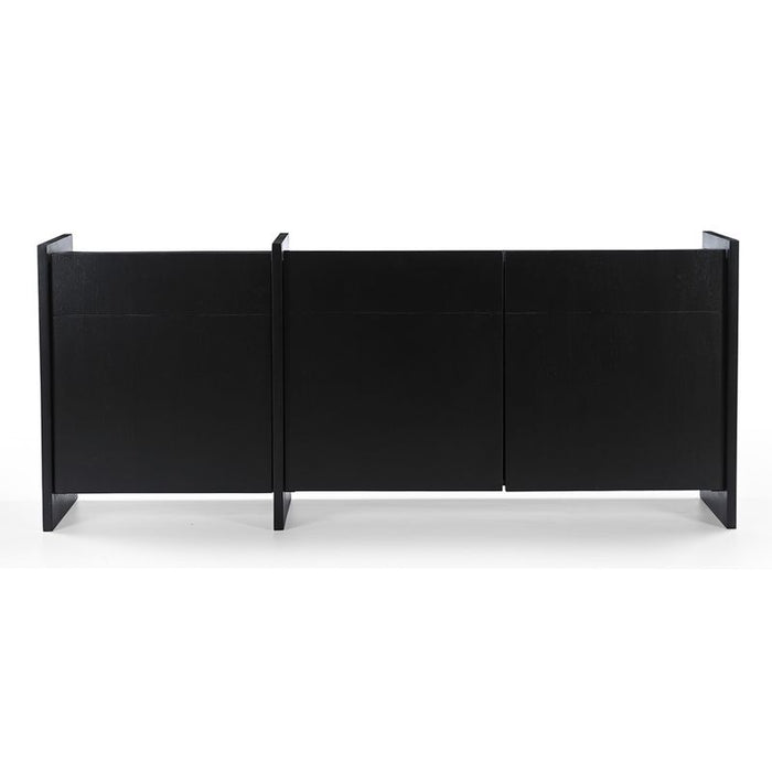 Jackson Buffet - Black, Wood Metal, 181cm
