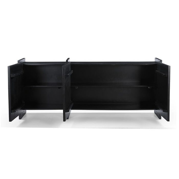 Jackson Buffet - Black, Wood Metal, 181cm