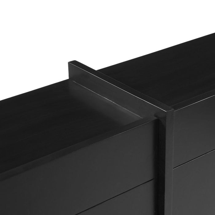 Jackson Buffet - Black, Wood Metal, 181cm