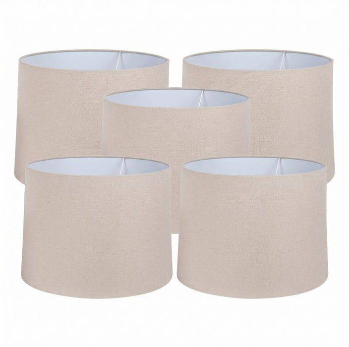 Capella Tapered Shade - Medium Natural - Bulk Buy Qty 5, Linen