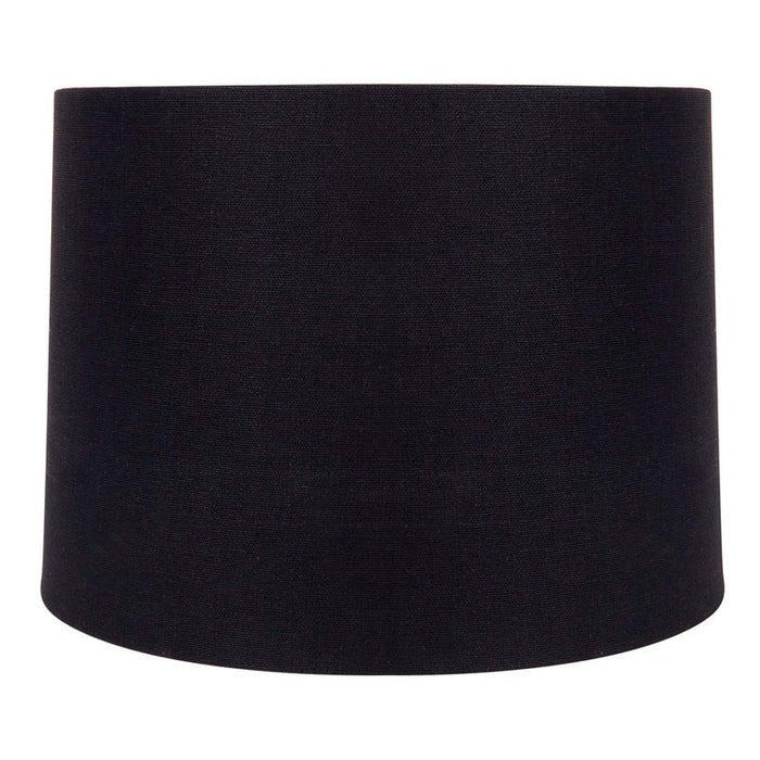 Capella Tapered Shade - Tall Black - Bulk Buy Qty 5, Linen, 42cm Dia