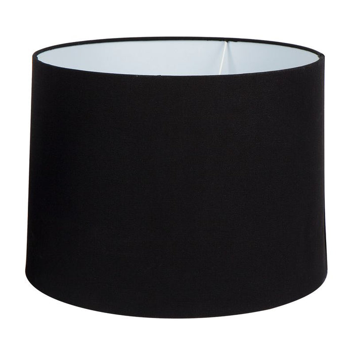 Capella Tapered Shade - Tall Black - Bulk Buy Qty 5, Linen, 42cm Dia