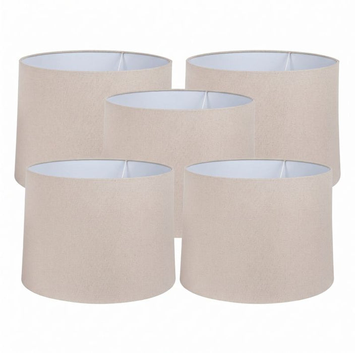 Capella Tapered Shade - Tall Natural - Bulk Buy Qty 5, Linen