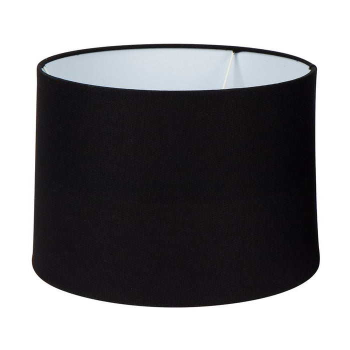 Capella Tapered Shade - Medium Black - Bulk Buy Qty 5, Linen, 36cm Dia