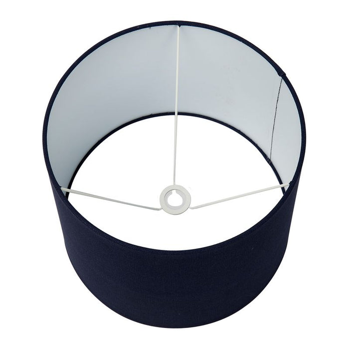 Capella Tapered Shade - Tall Navy - Bulk Buy Qty 5, Linen, 42cm Dia