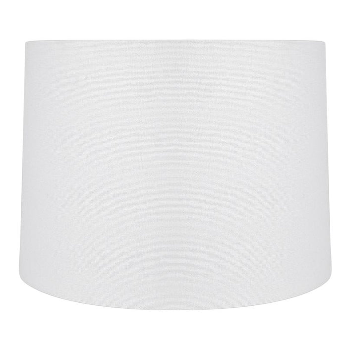 Capella Tapered Shade - Tall White - Bulk Buy Qty 5, Linen, 42cm Dia