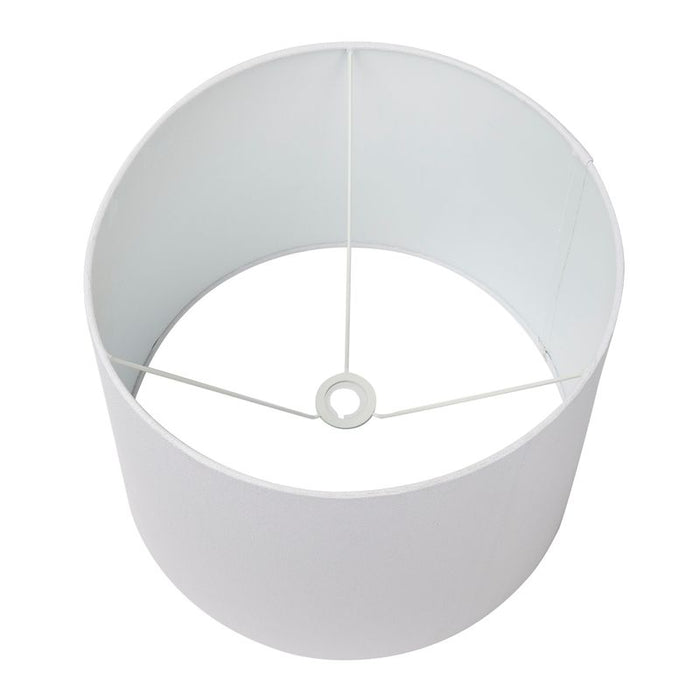 Capella Tapered Shade - Tall White - Bulk Buy Qty 5, Linen, 42cm Dia