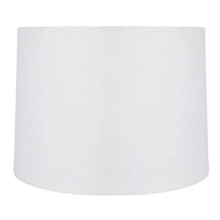 Capella Tapered Shade - Medium White - Bulk Buy Qty 5, Linen, 36cm Dia