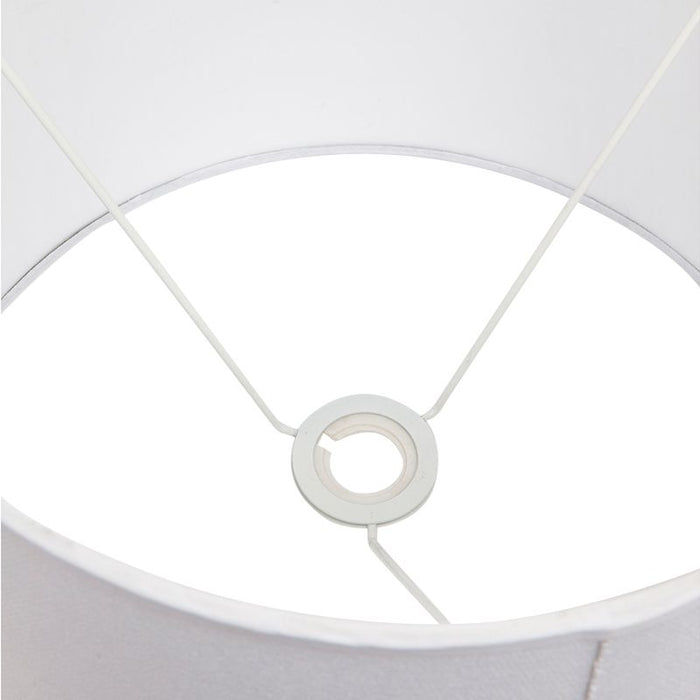 Capella Tapered Shade - Medium White - Bulk Buy Qty 5, Linen, 36cm Dia