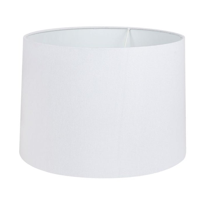Capella Tapered Shade - Medium White - Bulk Buy Qty 5, Linen, 36cm Dia