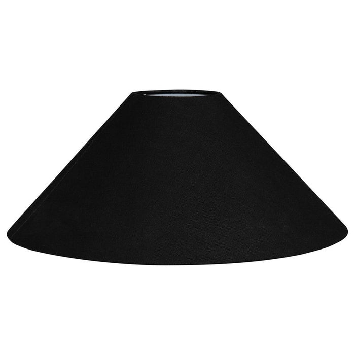 Messina Empire Shade - Large Black - Bulk Buy Qty 5, Linen