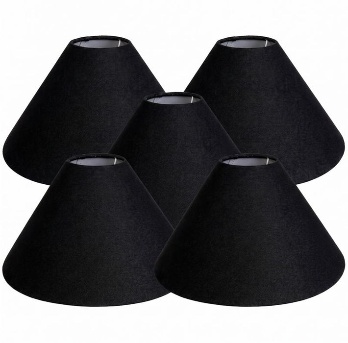 Messina Empire Shade - Small Black - Bulk Buy Qty 5, Linen