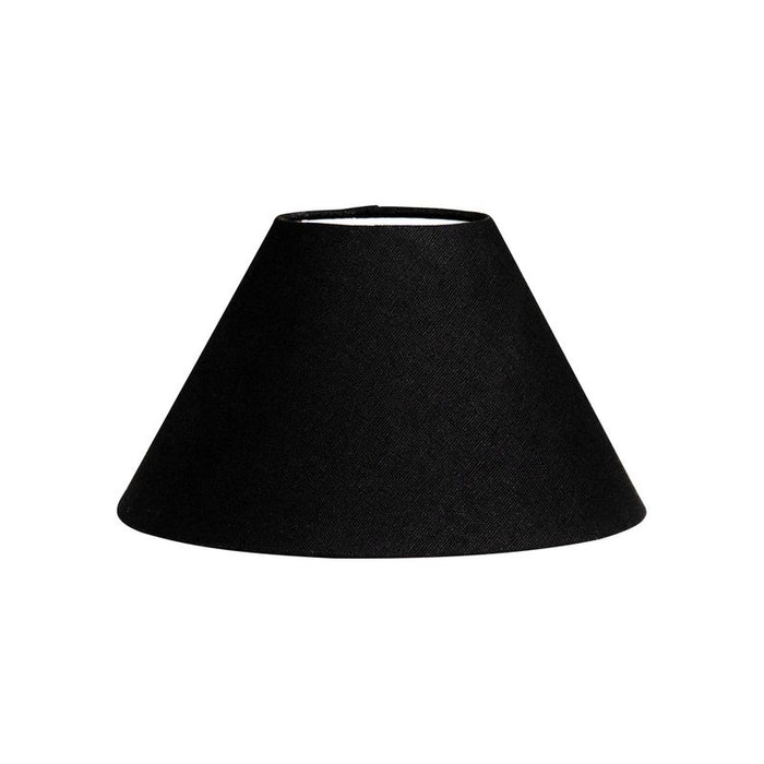 Messina Empire Shade - Small Black - Bulk Buy Qty 5, Linen