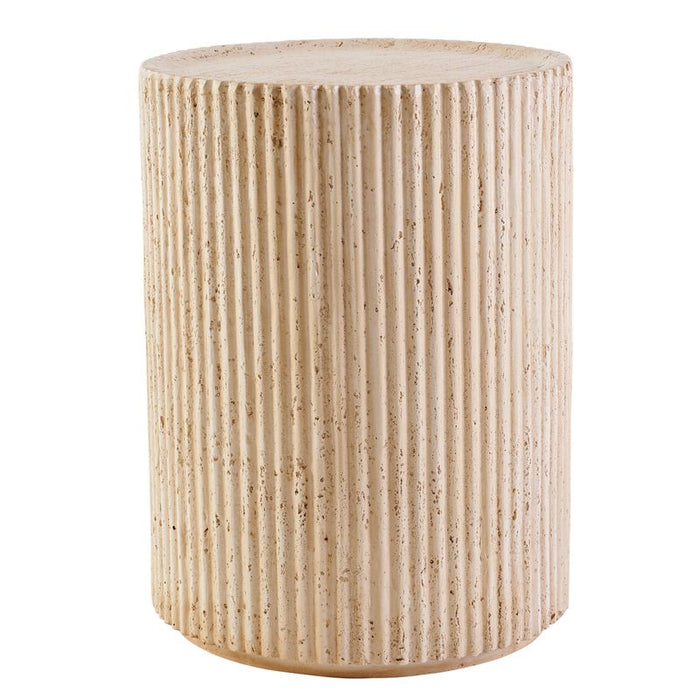 Kos Side Table - Natural Stone, 42.5cm