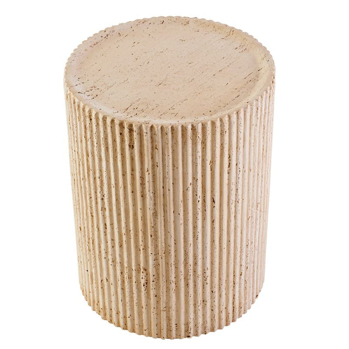 Kos Side Table - Natural Stone, 42.5cm
