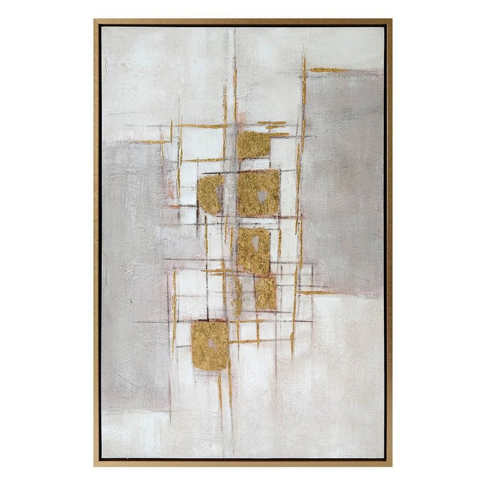 Distant Winds Enhanced Canvas Print - Gold
