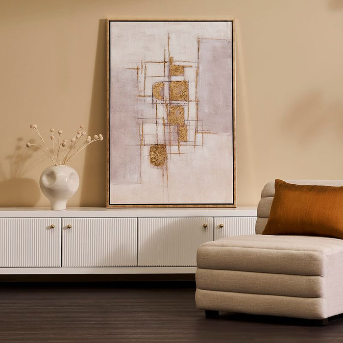 Distant Winds Enhanced Canvas Print - Gold