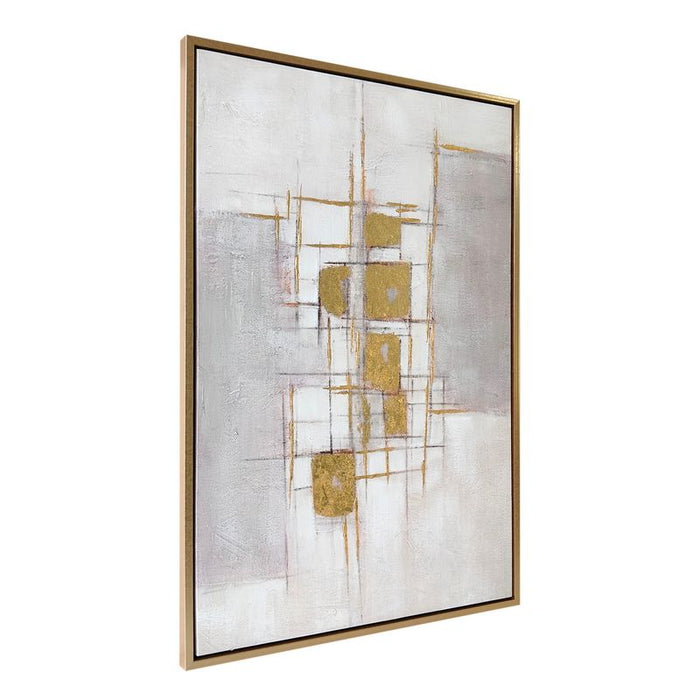 Distant Winds Enhanced Canvas Print - Gold