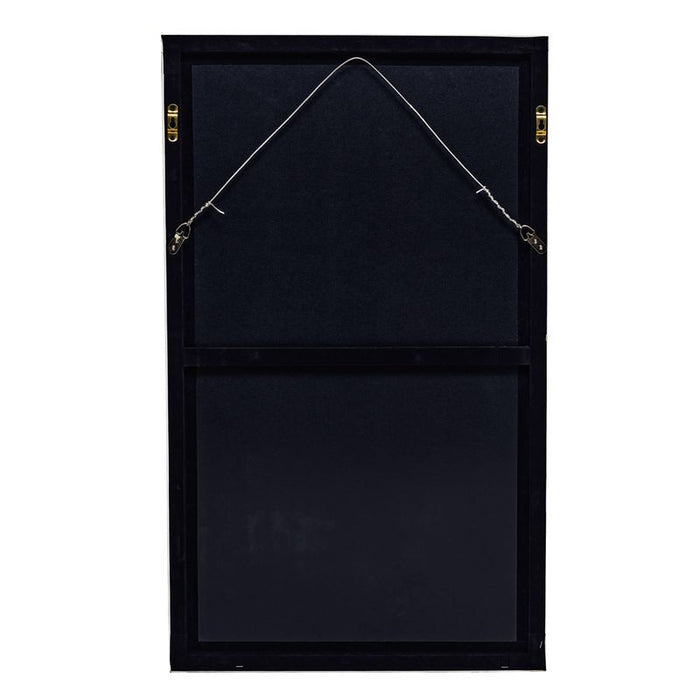 Flow State Leather Wall Art - White Canvas