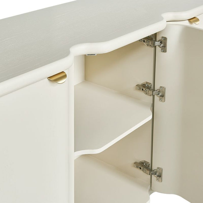 Lina Buffet - Ivory, Wood Metal, 1500cm