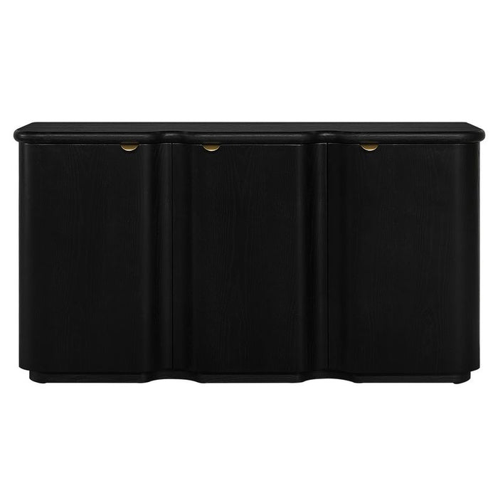Lina Buffet - Black, Wood Metal, 1500cm