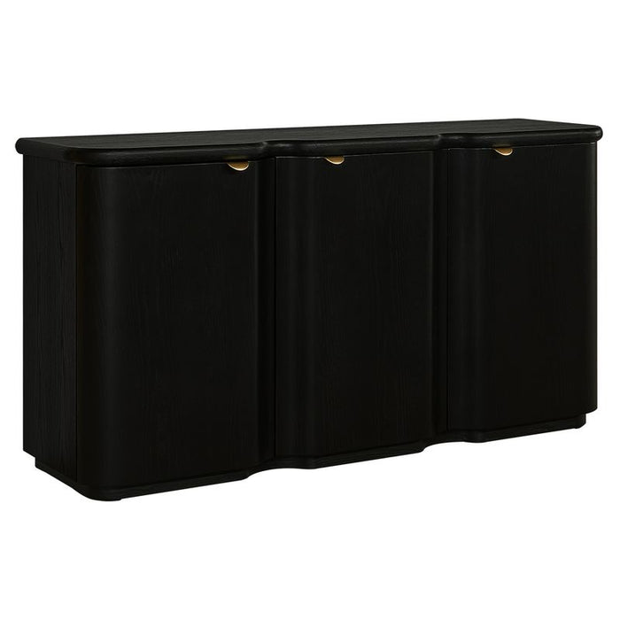 Lina Buffet - Black, Wood Metal, 1500cm