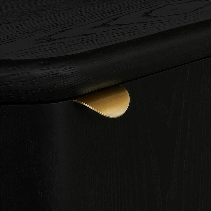 Lina Buffet - Black, Wood Metal, 1500cm