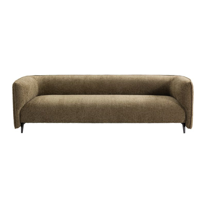 Tampa 3 Seater Sofa - Bronze, Black Boucle Wood, 231cm