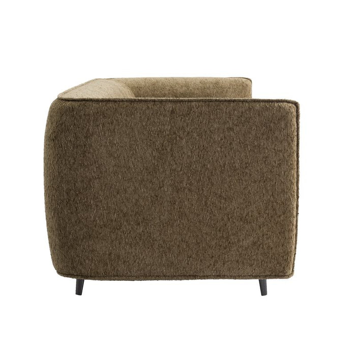 Tampa 3 Seater Sofa - Bronze, Black Boucle Wood, 231cm