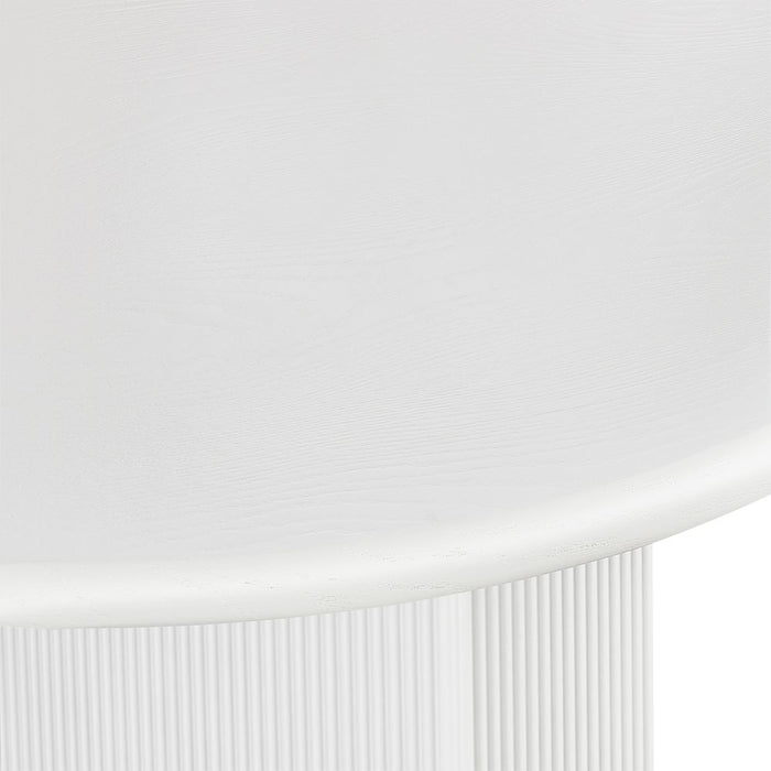 Brunella Oval Dining Table - 2.4m White