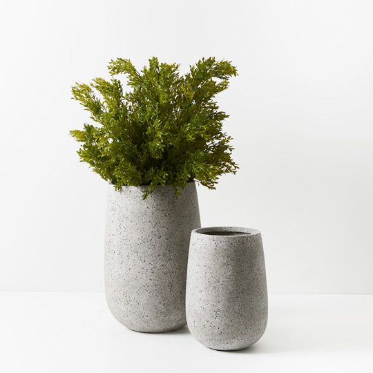 Pot Cenzo Sol (Set of 2) Grey (FI8696GY)