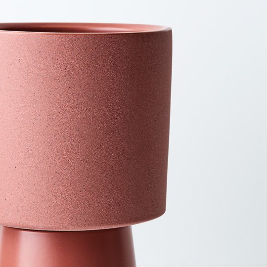 2 x Pot Safi W of Saucer Moroccan Clay (FI8875MC)