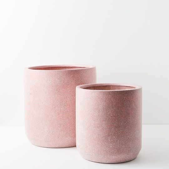 Pot Cenzo Ash (Set of 2) Rose Pink (FI8903RP)