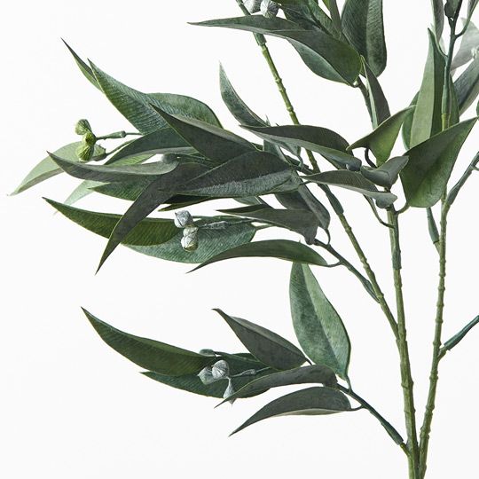 12 x Eucalyptus Seed Pod Spray Grey Green 74cml (FI8968GY)