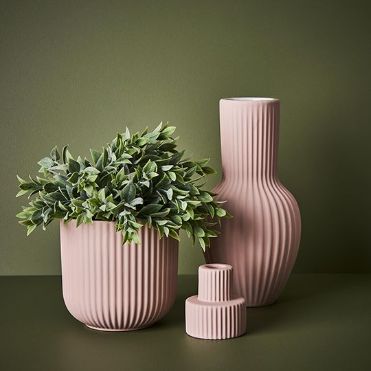 2 x Vase Palina Light Pink (FI9062LP)