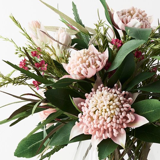 Waratah Mix in Vase Light Pink 48cmh (FI9011LP)