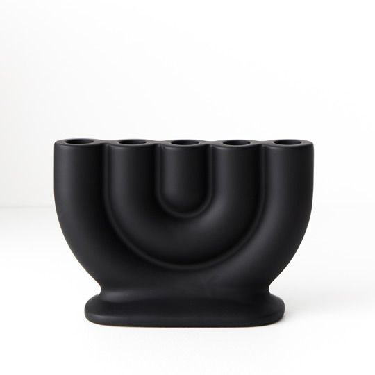 3 x Candle Holder Isobel Black (FI9092BK)