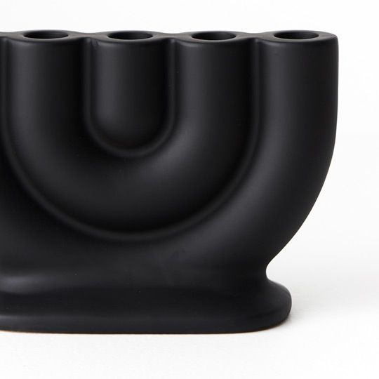 3 x Candle Holder Isobel Black (FI9092BK)