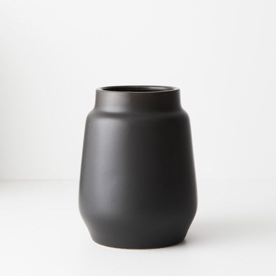 2 x Vase Paquita Black (FI9098BK)